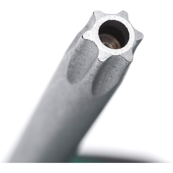 8-delt foldbart Torx nøglesæt, T9 - T40 med hærdet legeret stålkonstruktion og bi-materiale komfortgreb