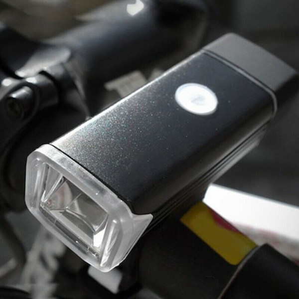 1200mAh LED-sykkellyssett USB oppladbare sykkellykter Sykkellykter