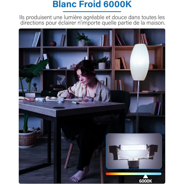 118mm R7S LED-lampa 10W Kallvit 6000K Linjär Spotlight Dubbelsidig 100W Halogenlampa Ersättning Perfekt för Sovrum, Badrum Ej Dimbar 2st