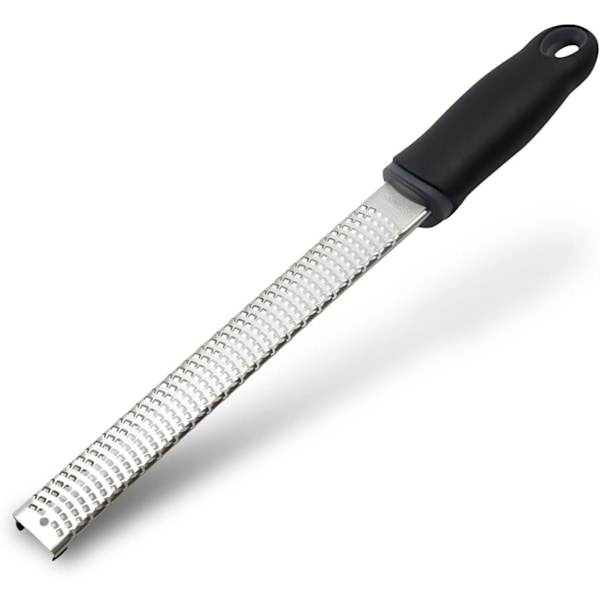Sitruunankuorima- ja raastin juustolle, inkiväärille, valkosipulille, muskottipähkinälle, pituus 12,7 tuumaa (musta) black