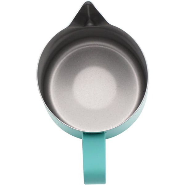 Rustfri Stål Mælkeskummer Kande Steamer til Kaffe, Latte og Mælkeskum 600ml Grøn