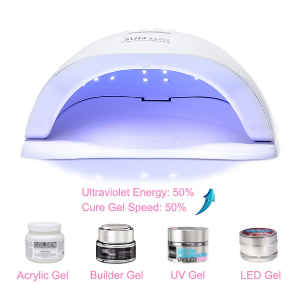 110 W UV-LED-lamppu kynsienkuivaajalle 36 LED-helmiä manikyyrigeelikynsilamppujen kuivauslamppu