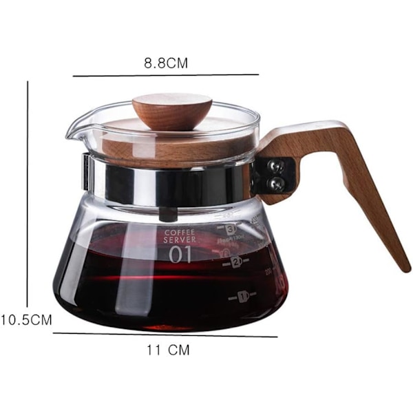Kaffeperkolator Kaffe Perkolator Kanna För Hem Och Kontor 400ml