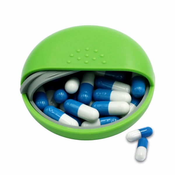 Dekorativ pilleboks Søt størrelse for veskelås liten daglig veske (grønn, 3)