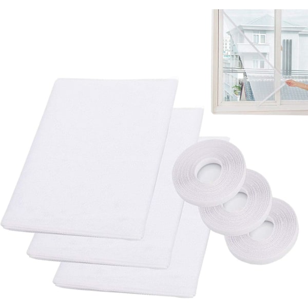 Vinduesmyggenet, 1,3 m x 1,5 m Anti-insektnet, Mesh Insekt Bi Myggenet