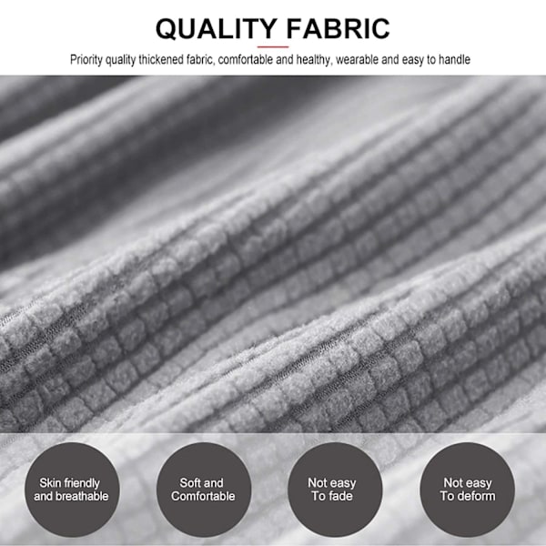 Beskyttelsestrekk for armlener til lenestoler, sofaer, sklisikker lenestol, 2 stk./sett fleece armlenetrekk elastisk stol sofatrekk armbeskytter, stretch passform