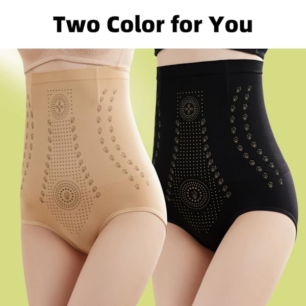 Unik Fiber Restoration Shaper, Svart Sömlös Shapewear, kroppsskulpterande byxor, 2XL