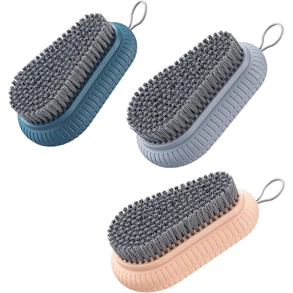 3 Pack Laundry Brush, Brush, Premium Soft Laundry Clothes Shoes Brush, Easy-to-Grip Household Cleaning Brush