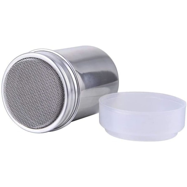 Mjöl Socker Salt Ströare, 200 ml Rostfritt Stål Chokladströare Florsocker Socker Salt Kakao Pulver Kaffeströare Sil för Kök Hantverk