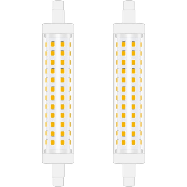 118mm R7S LED Pære 10W Naturlig Hvit 4000K Lineær Spotlight Dobbeltsidig 100W Halogenpære Erstatning Perfekt Ikke-Dimbar 2 stk