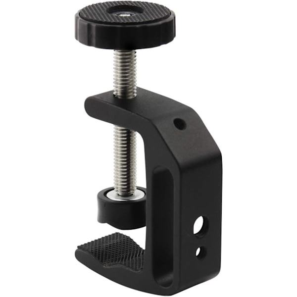 Universal C-klemme med 1/4 og 3/8 gjengehull for skrivebordsfesteholder LCD-skjerm Flash-pulter Vogner Benker Arbeidsbord
