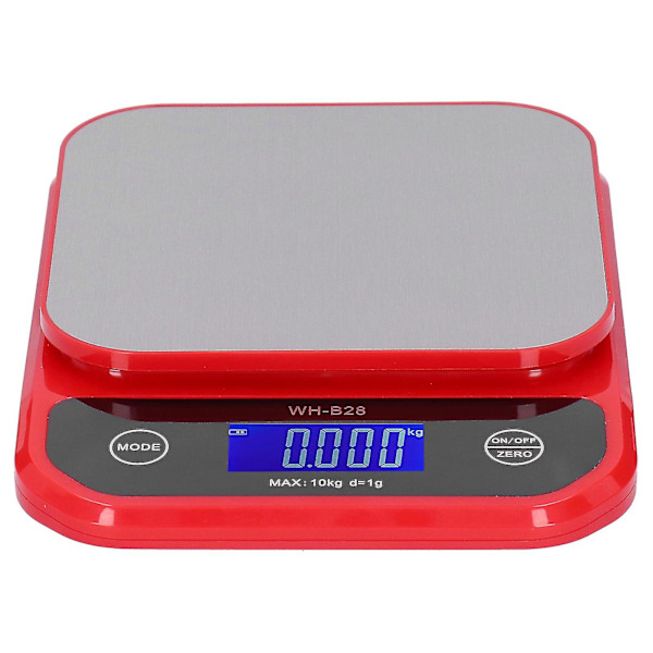 Wh-b28 10kg/1g LCD Köksvåg Elektronisk Digital Våg Mätning Hemmabruk