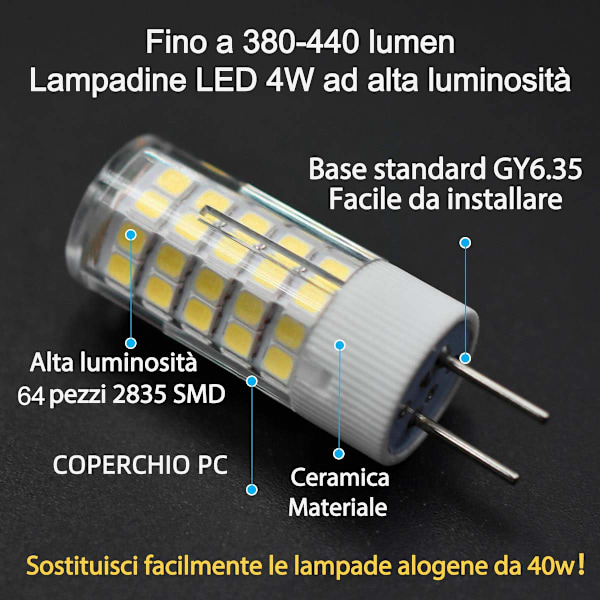 5 st mini LED-lampor LED-lampa pärlor keramisk majslampa G4-lampor inget flimmer 5W7w9w ljusa majslampor 220V12v