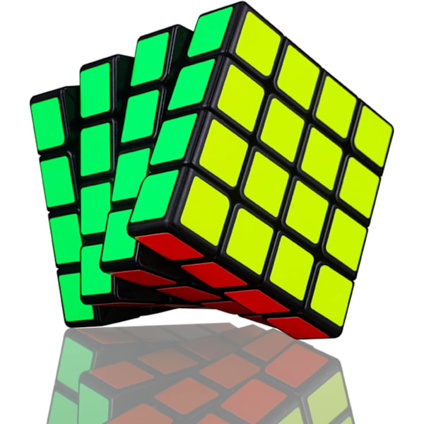 Speed Cube 4x4x4, 62mm Magic Cube, Klassiske hjernevrider konkurrencetræning for voksne og børn