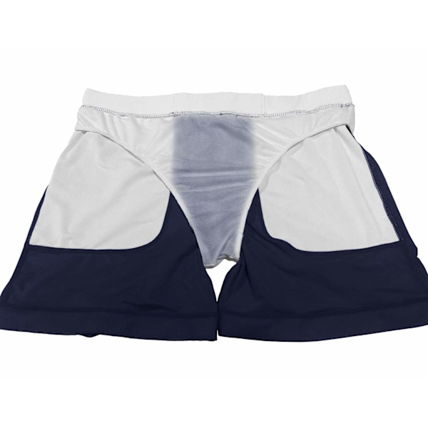 Hurtigtørkende badeshorts for menn, strandshorts, spa-trunks, elastiske gymshorts med justerbar snøring (34, L)