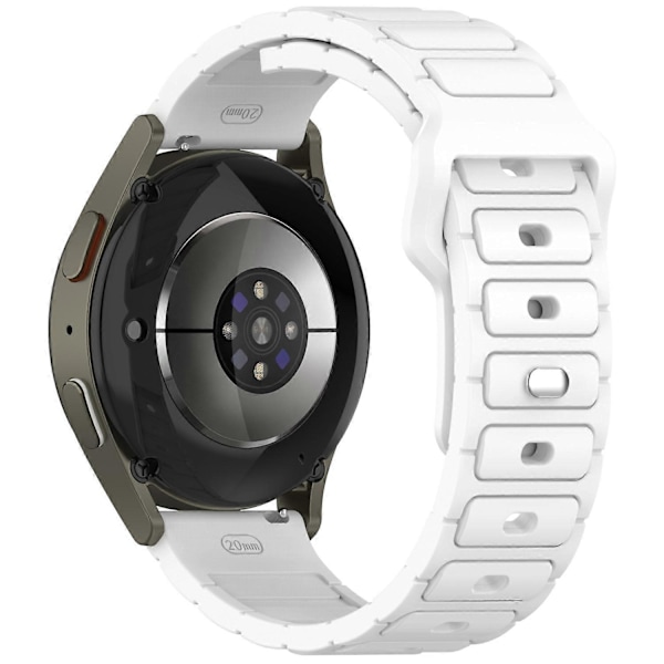 Silicone Rem til Huawei Watch GT 5 GT 4 46mm GT 2 Pro GT 2e Smartwatch - (Hvid, 20mm)
