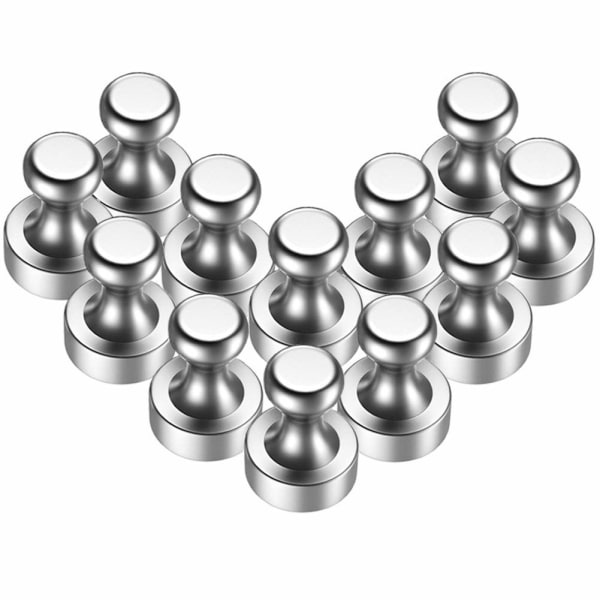 Kylskåpsmagneter 12st, minimagneter Pushpin N52 magneter för anslagstavla Kylskåp anslagstavla Magnetkort, 12st