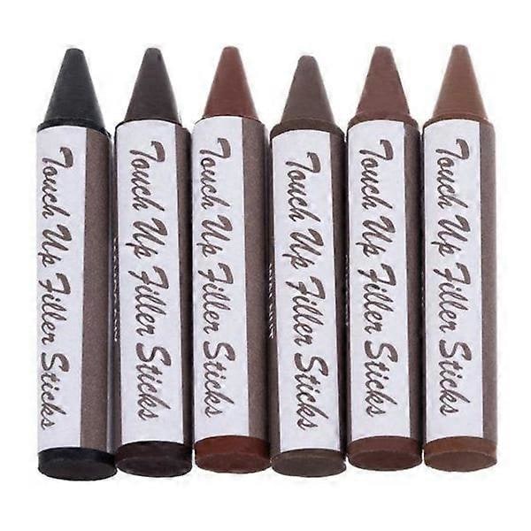 Reparationspenna för möbler och paneler - 12-pack multifärg