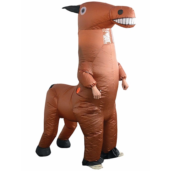 Halloween Active Horse Inflatable Costume, Walking Inflatable Horse Performance Props Adult Mens Womens Costume