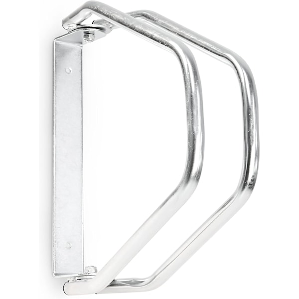 Set med 2 cykelställ, Parker väggfäste som enkelhållare, för väggmontering, justerbar, HBD 32,5 x 9 x 28,5 cm, silver