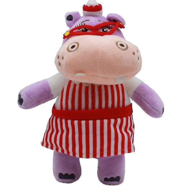 4 stk Doktor Doktor McStuffins Flodhest Plysj Leke, 30cm
