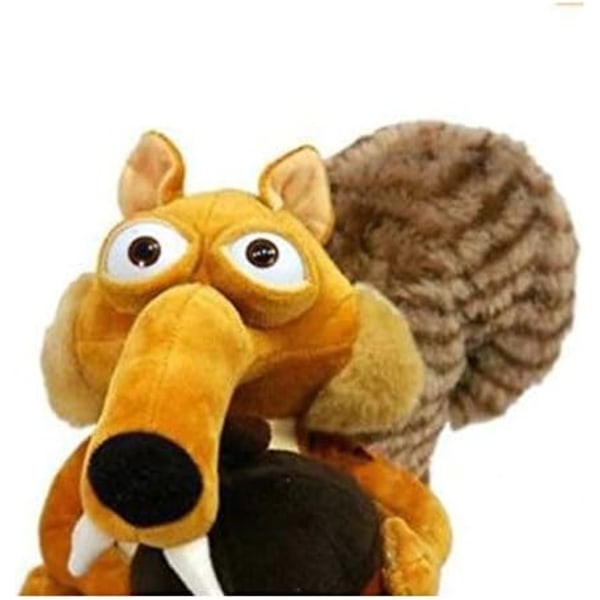 Rolig Söt Djurdocka Ice Age 3 Scrat Ekorre Fylld Plyschleksak Present 27Cm-Manlig ekorre man