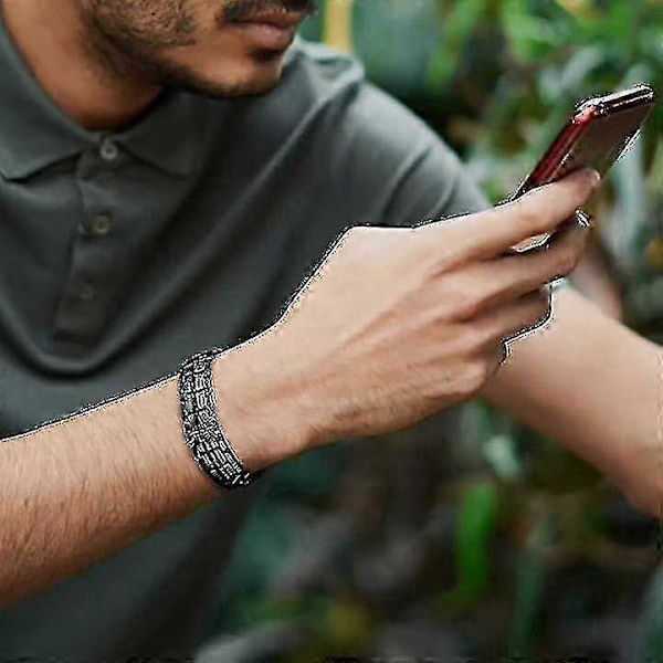 Sterk Magnetisk Armbånd For Menn, Ideelt For Smertelindring