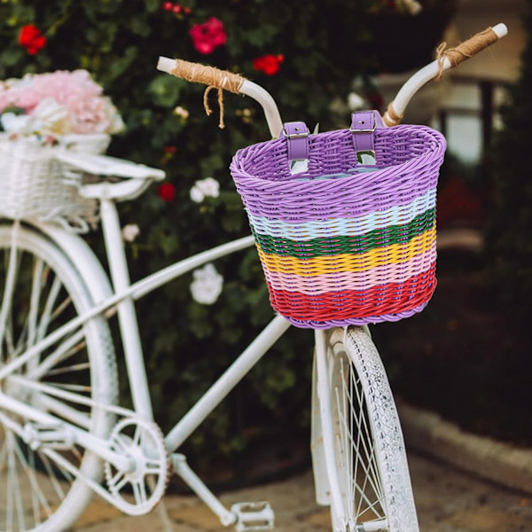 Barncykelkorg, lätt barncykelkorg fram, lämplig för pojkar som cyklar i park och camping