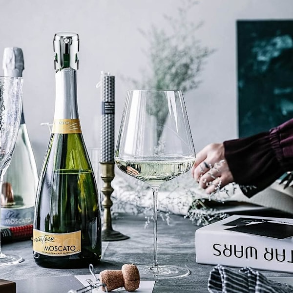 Sæt med 3 Champagneflaskepropper, Indbygget Forlænger Silikoneprop Rustfrit Stål Vinflaskeforseglingsprop (3)