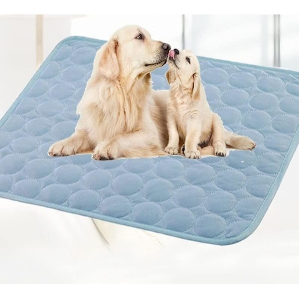 Stor Vaskbar Kæledyrsseng Ismåtte Hvalpe Sofa Kennel Kæledyrsartikler Kattehængekøje Hundetilbehør (Farve: Pink, Størrelse: XL 100x70cm)