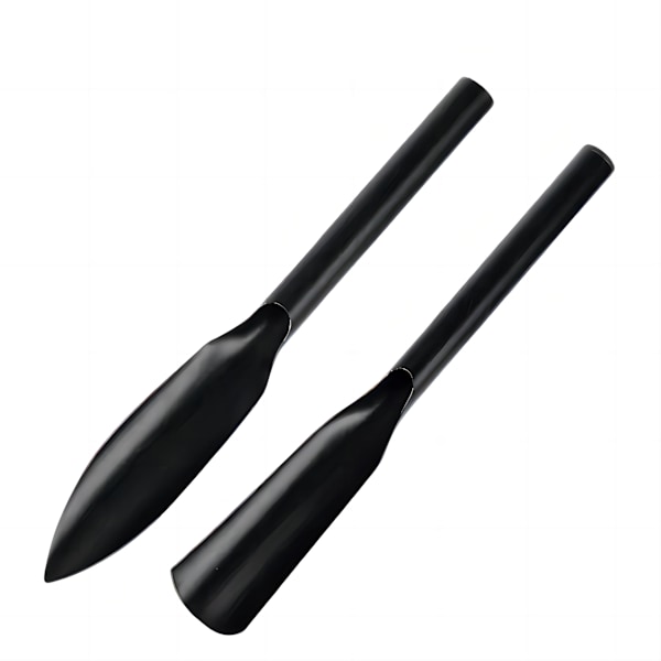 2 stk Hage Spade Multifunksjonell Håndspade Karbon Rustfritt Stål Hage Spader Praktiske Hageverktøy for Transplantasjon, Graving, Planting