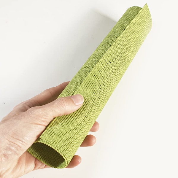 PVC-tablettien liukueste lämmönkestävä pestävä vinyyli vihreä 4 kpl Green