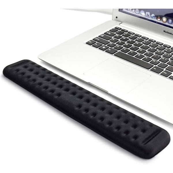 Tangentbords handledsstöd Gaming Memory Foam Handledsstöd Kontor, Dator, Laptop, Mac Skrivande och Smärtlindring och Reparation