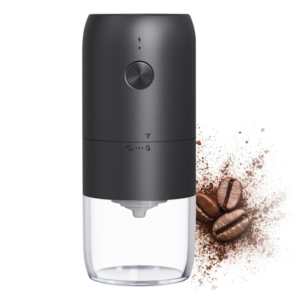 Bærbar Elektrisk Kaffe Kvern, Kompakt Burr Automatisk Kaffe Bønne Kvern, Grovhetsjustering USB Oppladbar, Multi Grind, Enkel Betjening