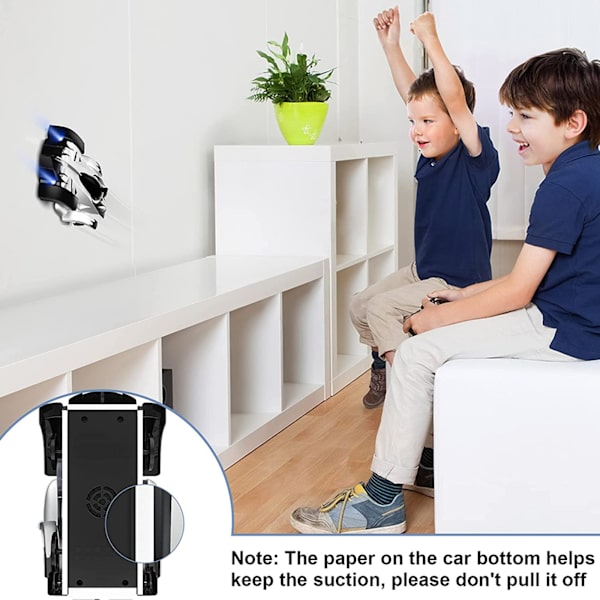 Väggklättrande Fjärrstyrd Bil Dubbelläge 360 Rotation Rc Stunt Bilar med Strålkastare Laddningsbara Leksaker för Pojkar Present för 4-12 År Gamla Barn