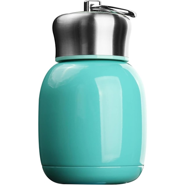 200 ml Mini Termosflaska Vattenflaska Vakuumflaskor Kaffe Mjölk Drickkopp Läcksäker Varm och Kall Vattenflaska Resa (Blå) sky blue