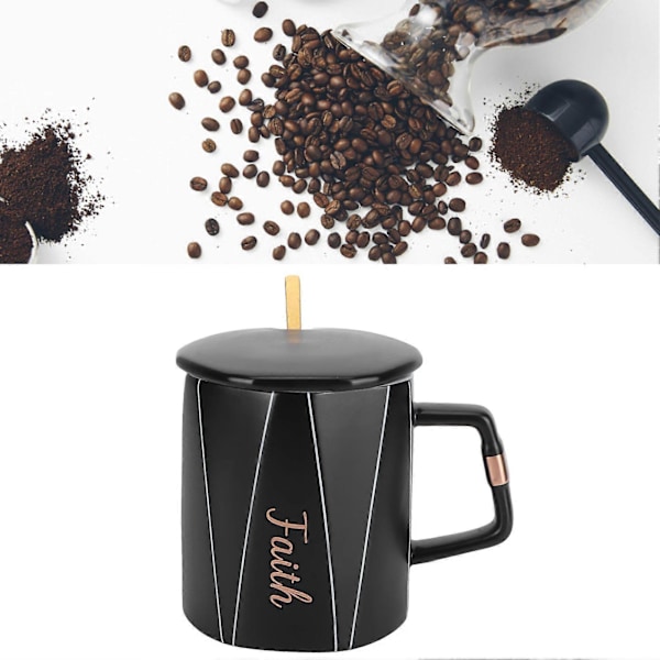 Originalitet Krus, Ottkantet Kontor Kaffekop Keramisk Krus med