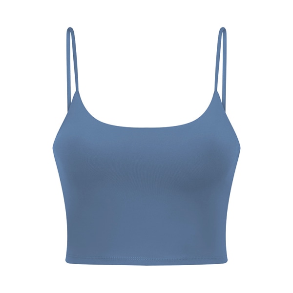 Vadderade sport-bh för kvinnor Wirefree Yoga Crop linneskjortor för löpning och fitness
