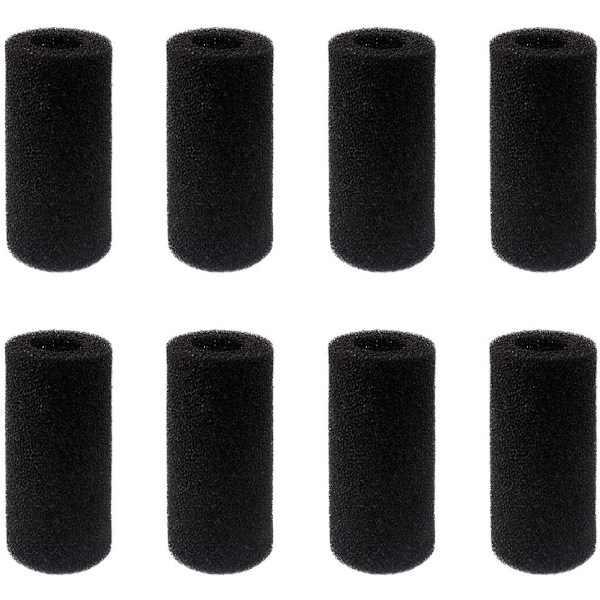 8 Stykker Prefilter Svamp for Akvarium, Akvarium Filter Svamp Prefilter Skumruller for Akvarium