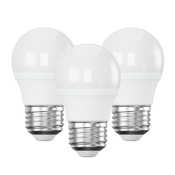 LED-lamppu E27, 25 W:n lamppu, 3 W 250 lm:n LED-lamput, 3000 K:n lämpimän valkoiset lamput, energiansäästöiset kattokruunulamput, 3 kpl