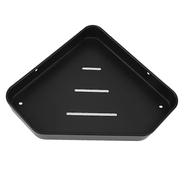 Hjørnebrusestativ Punch Free Nem Installation Rum Aluminium Rustfri Væghængt Hjørnebrusestativ Hjørnebadeværelseshylde Black