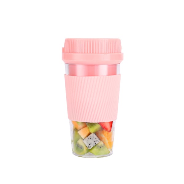 Ledningsfri Lille Juicer Kop, Genopladelig USB Blender 300ml Frugtblender med 1200mAh Lithium Batteri