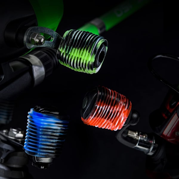 10 stk. Gummi Fiskestang Håndtag Greb Cover Skridsikker Baitcaster Knop Ærme 5 Par i Pakke 5 Farver til Kaste- eller Spinnende Hjul