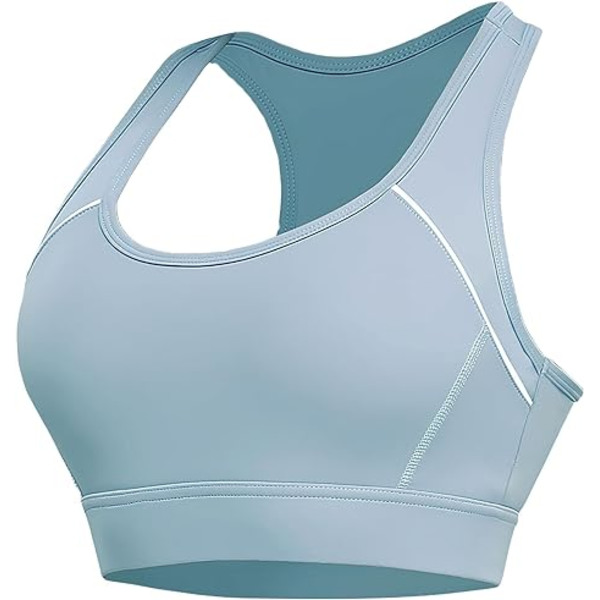 Naisten urheilutoppi/liivit Naisten urheilutoppi Jokapäiväinen mukavuustankki nukkumiseen, kuntoiluun ja urheiluun (vaaleansininen, koko: L) light blue