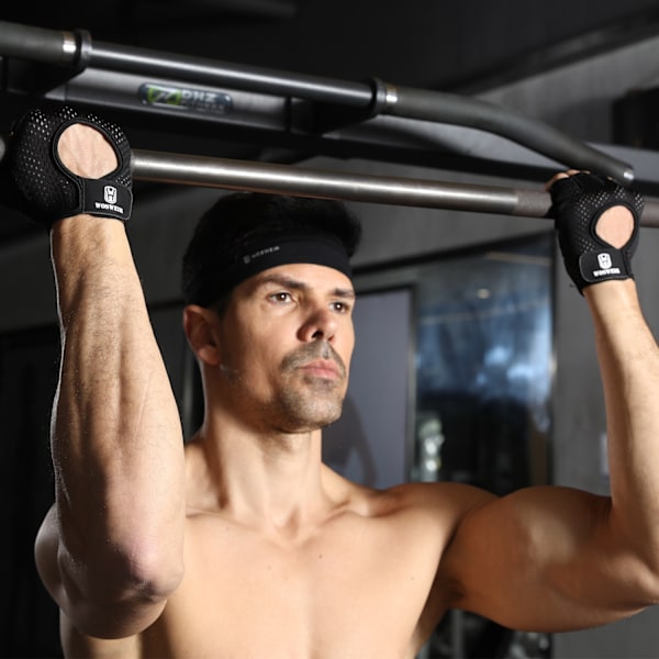 Kuntosalikäsineet, liukumattomat painonnostokäsineet miehille ja naisille, treenikäsineet crossfit-, voimanosto-, kehonrakennus- ja pyöräilyyn