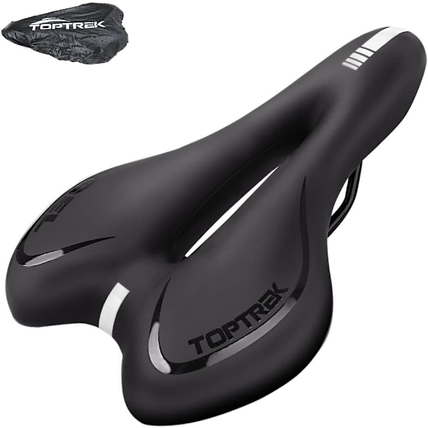Polkupyörän satula geelipehmusteella, MTB-satula, mukava ontto ergonominen pyöränistuin, retkipyörän satula, Velo-satula miehille ja naisille