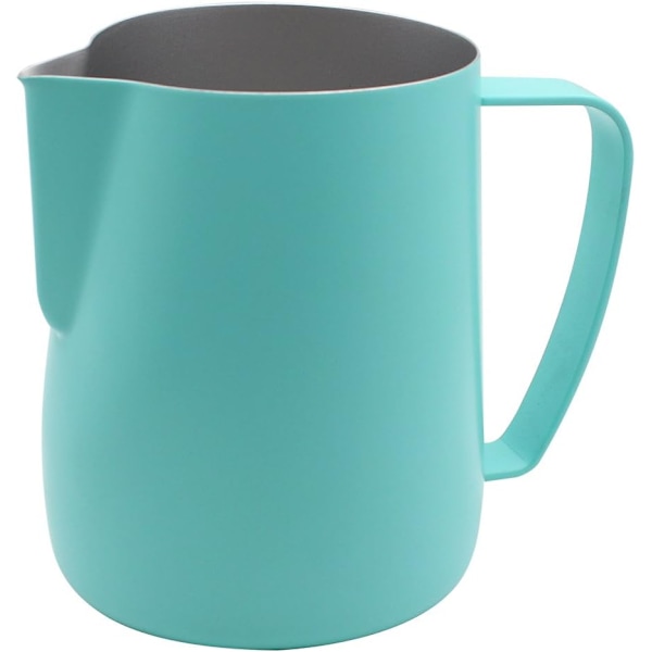 Rustfri Stål Mælkeskummer Kande Steamer til Kaffe, Latte og Mælkeskum 600ml Grøn