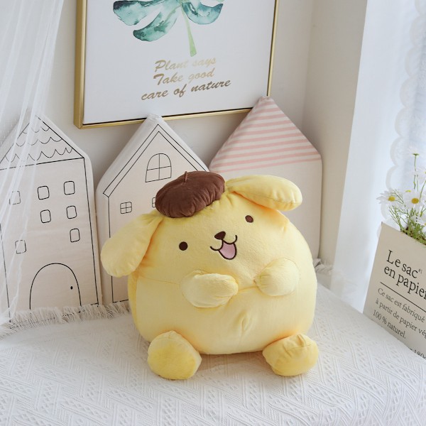 40cm Pompompurin Plyschdjur, Underbar Present Barn Super Mjuk Pom Pom Purin Plyschdocka, Rumdekor Plyschdjur