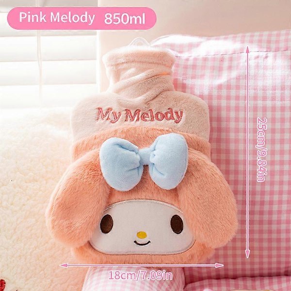 Sanrio Cinnamoroll Plussinen Lämpöpullo Kuromi My Melody Uusiokäyttöinen Käteensuojain