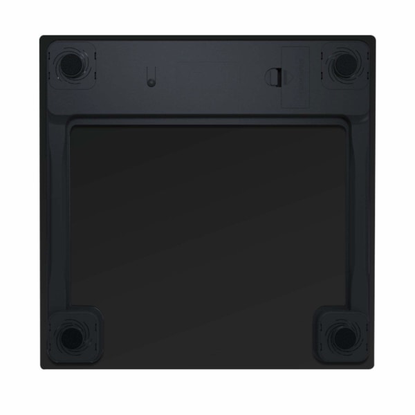 Elektronisk personvåg, maxkapacitet 180 kg, svart bakgrundsbelyst digital display